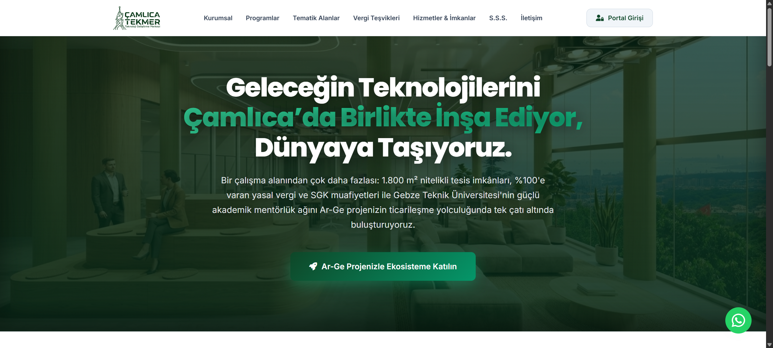 Çamlıca TEKMER Web Sitesi Yönlendirmeleri